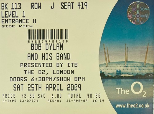 Bob Dylan Original Concert Tour Tickets - Picture 65 of 76