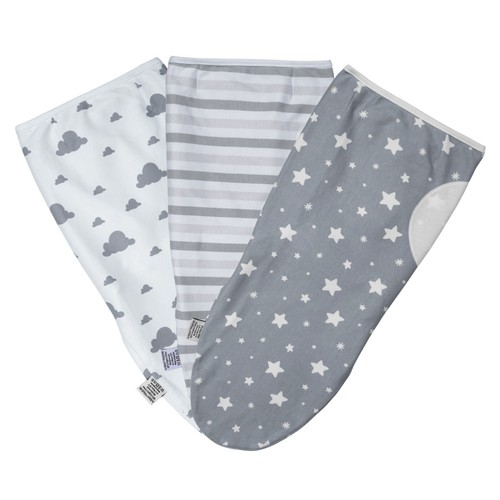 Pack Of 3 Baby Swaddle Wrap Newborn Infant Bedding Blanket 100% Cotton Wrap - Picture 6 of 28