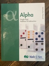 Alpha Instruction Manual : Single-Digit Addition and Subtraction by...