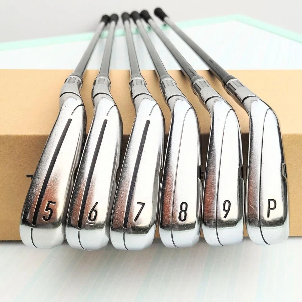 Juego de plancha TaylorMade M4 5-9+Pw 6 piezas FUBUKI TM6 grafito flexible S mano derecha usado Foto 3 de 4