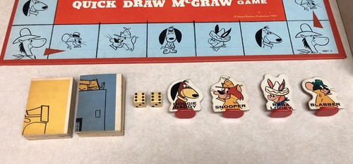 Quick Draw McGraw Board Game By Milton Bradley Vintage 1960 Game 4001 - Picture 3 of 11