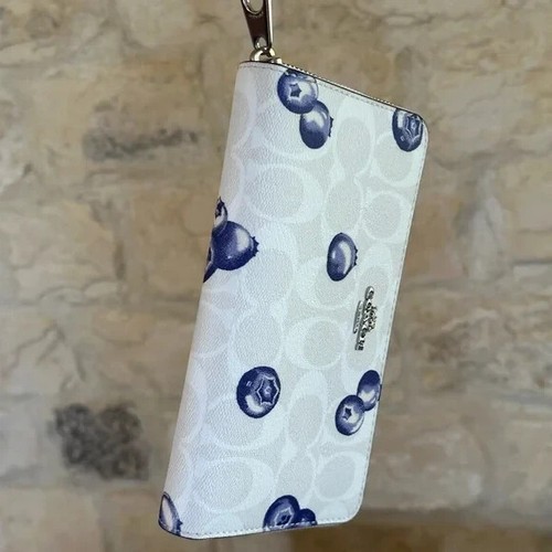Bolso de mano/cartera Coach con estampado de arándanos Rowan de lona opción nueva con etiquetas - Imagen 10 de 31
