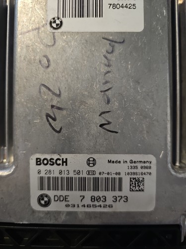BMW 1-3-5 SERIES 2.0 DIESEL 2008 ENGINE CONTROL UNIT 3CU 0281013501-7803373 - Picture 7 of 9