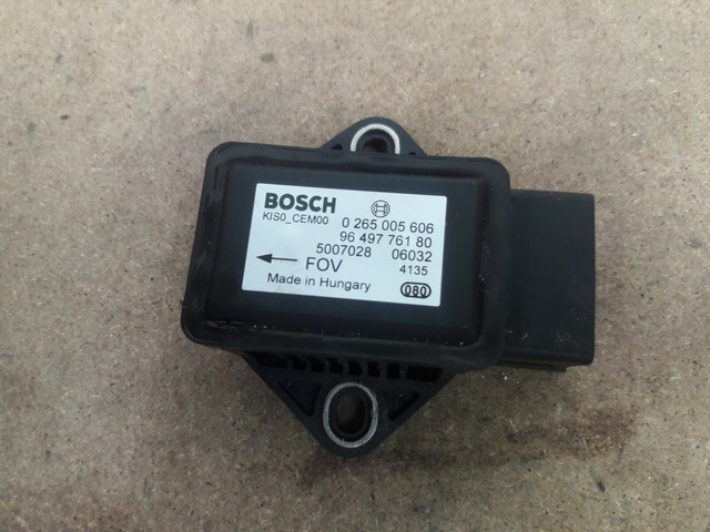 Peugeot / Citroen C4 Yaw Rate Esp Sensor 9649776180 / BOSCH 0265005606 307 CC Peugeot / Citroen C4 Yaw Rate Esp Sensor 9649776180 / BOSCH 0265005606 307 CC