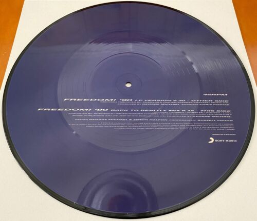 GEORGE MICHAEL Freedom! 12" LIMITED PICTURE DISC VINYL Linda Evangelista - Naomi - Picture 2 of 4