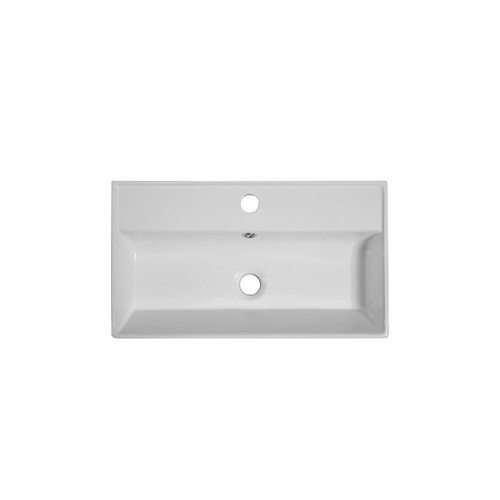 21.6" Open-shelving Bathroom Vanity with Ceramic Sink and Soft-Closing Door - Picture 12 of 17