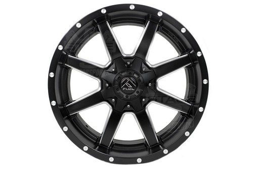 20" FUEL MAVERICK D538 WHEELS RIMS MATTE BLACK 5X150 5X139.7 D53820907050 20X9 - Picture 6 of 7