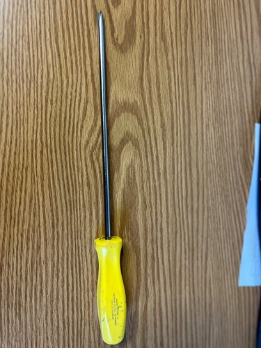 ENGANCHE - DESTORNILLADOR PHILLIPS MANGO AMARILLO LARGO AMARILLO VINTAGE - ARTÍCULO #YHSD1***** - Imagen 12 de 14