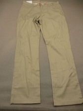 NWT Classroom Uniforms Size 13-14 Boys Beige Cotton Stretch Straight Pants 825