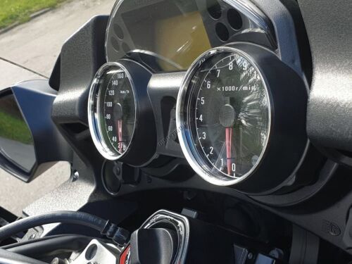 Fits Kawasaki GTR 1400 2008- 2-teilig ALUMINIUM TACHORINGE / TACHO RINGE - Foto 17 di 19