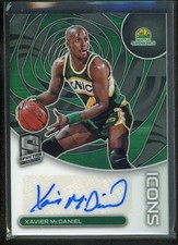 2022-23 XAVIER MCDANIEL 74/99 AUTO PANINI SPECTRA ICONS AUTOGRAPHS