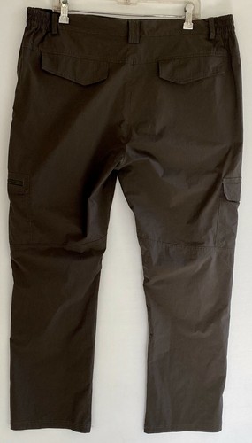 Unitop Mens Lightweight Water Resistant Quick Dry Hiking OD Cargo Pants XXL / 32 - Picture 3 of 4