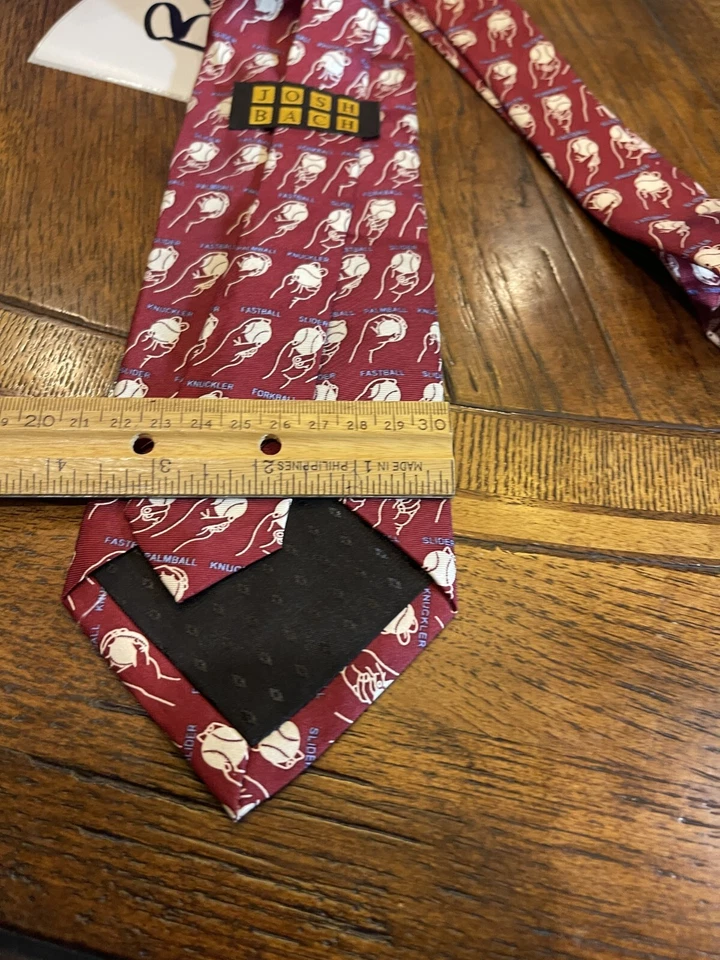 CORBATA DE BÉISBOL 👔❤️ CALIDAD JOSH BACH ENVÍO GRATUITO 👔❤️ Foto 4 de 4