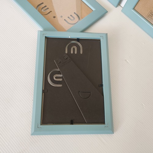 Picture Frame Set Small IKEA Fiskbo Duck Egg Blue Y2K 1999 18cm Gallery Wall - Picture 6 of 7
