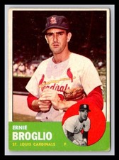 1963 Topps #313 Ernie Broglio GD