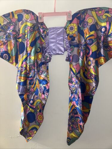 Rare Chasing Fireflies Wishcraft Stained Glass Butterfly Halloween Costume Wings - Picture 9 of 14