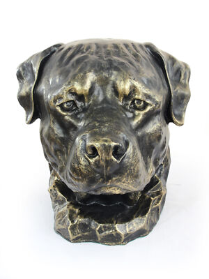 Rottweiler, Rott, Rottie - buste canin, mode grande tête canine pour le jardin, livin unique