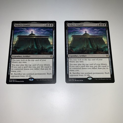2x MTG Bolas's Citadel War of the Spark WAR Magic Gathering EDH - Picture 2 of 4