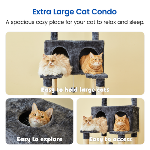 Multi-size Large Cat Tree Cat Tower Condo Activity Center Pet Kitty Supplies. - Picture 99 of 232