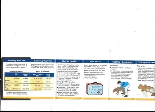 RALPHS PET CLUB PET FIRST AID BROCHURE - Imagen 2 de 2