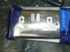 Varilight Matt Chrome 2 gang socket - x 2