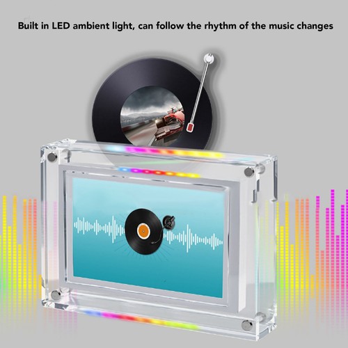 7 Inch Digital Picture Frame LED Colorful Light 4GB Memory Auto Rotate Acry Kit - Picture 13 of 24