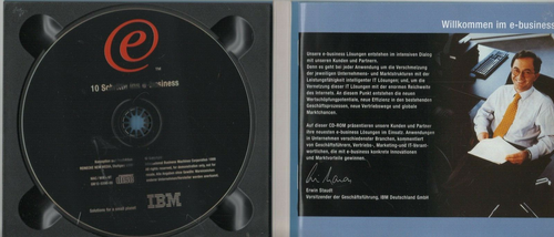 ITHistory (1999) IBM Software 10 SCHRITTE INS E-BUSINESS CD (CeBIT/ German) - Picture 2 of 12