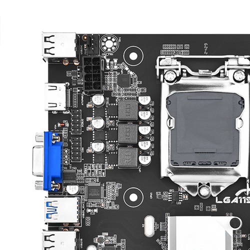 B75M-I Motherboard LGA 1155 Support 2*DDR3 USB3.0 SATA3 NVME NGFF Bluetooth - Imagen 12 de 17