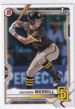 2021 Bowman Draft Paper Jackson Merrill 1st BD-119