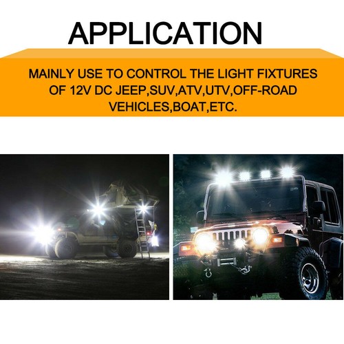 4.7/5"Inch CREE LED Round Driving Lights Pod Spot/Flood Front Bumper Offroad SUV - Picture 56 of 60