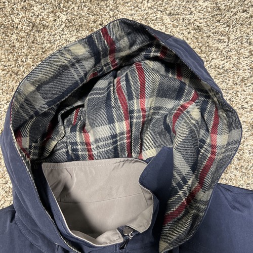 Womens Nautica Jacket Coat Hooded Removable Liner Sz 2XL Plaid Navy Pockets - Picture 7 of 24