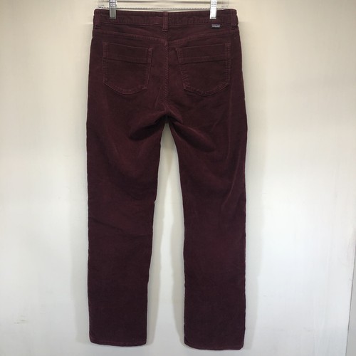 Patagonia Pant Womens Size 27 Red Corduroy Hiking Straight Fit Outdoors 27x31 - Picture 4 of 6