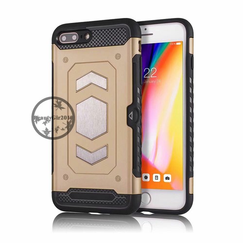 Cover custodia per iPhone 7/8 e per iPhone 7/8 Plus supporto auto silicone gel - Foto 7 di 11