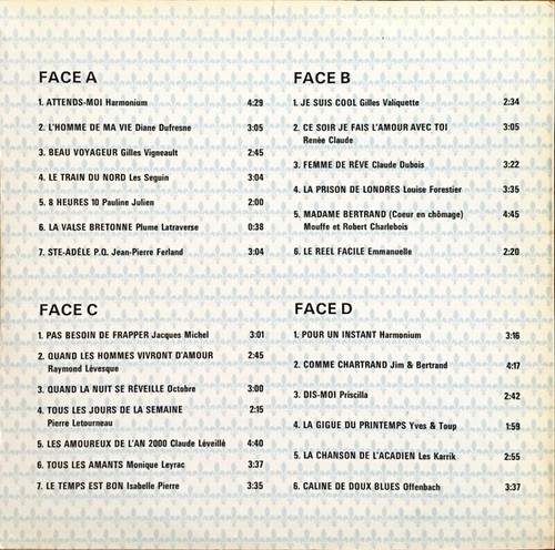 Various Le Québec En Action 2xLP, Comp 0 Chanson (VG / VG) - Bild 3 von 5