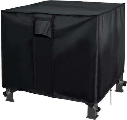 Fire Pit Cover 30 X 30 X 25 Inch Square, Waterproof Gas Firepit Table Cover Fire - Picture 9 of 12
