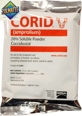 Huvepharma Corid 20% Soluble Powder for Calves