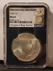 1923 Peace Silver Dollar - NGC MS63 Original Bag Fragment Series. 105