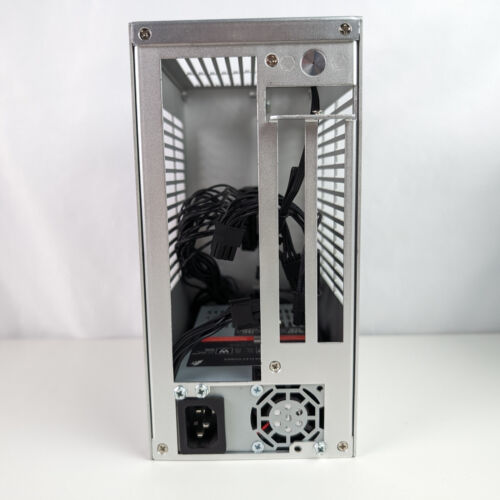 K39 v2 Silver ITX Case SFFPC 400w FLEX ATX PSU PCIE 3.0 Riser - Picture 3 of 8