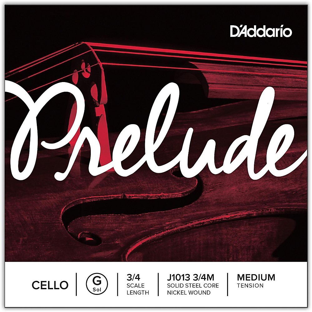 Струна для виолончели серии DAddario Prelude G Размер 3/4