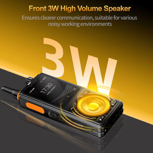 Telefono robusto Android 4G LTE PTT 2 vie walkie talkie radio impermeabile UNIWA F41 - Foto 4 di 17
