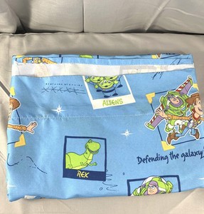Disney Pixar Toy Story Flat Sheet Toddler Bed Blue Buzz ...