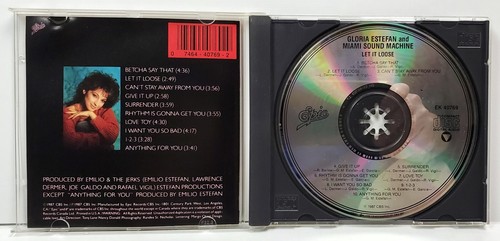 Let It Loose by Gloria Estefan/Miami Sound Machine CD 1987 Epic - Picture 3 of 3