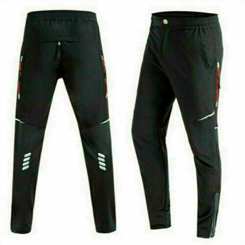 New Reflective Waterproof Men Cycling Trousers Sportswear MTB Bike Bicycle Pants - Picture 20 of 25