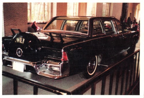 1962 Lincoln Continental Kennedy Attentat Auto Dallas Ford Museum Postkarte - Bild 1 von 2