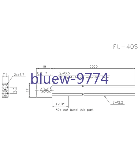KEYENCE FU-40S Fiber Optic Sensors Brand New with Box Fedex shipping - Picture 4 of 7