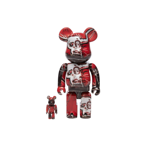 Be@rbrick Bearbrick Jean-Michel Basquiat #5 100% 400% Set - Picture 1 of 2