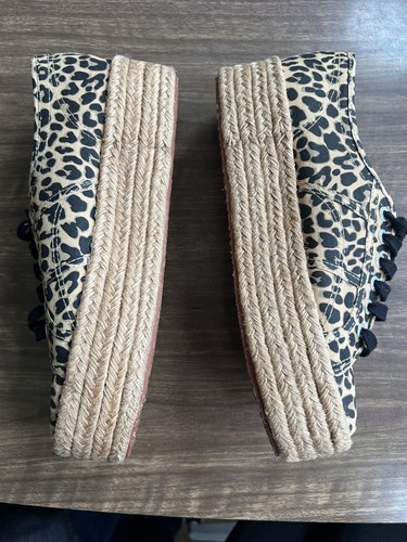 Superga women's leopard platform trainer, size UK 8 - Picture 3 of 9