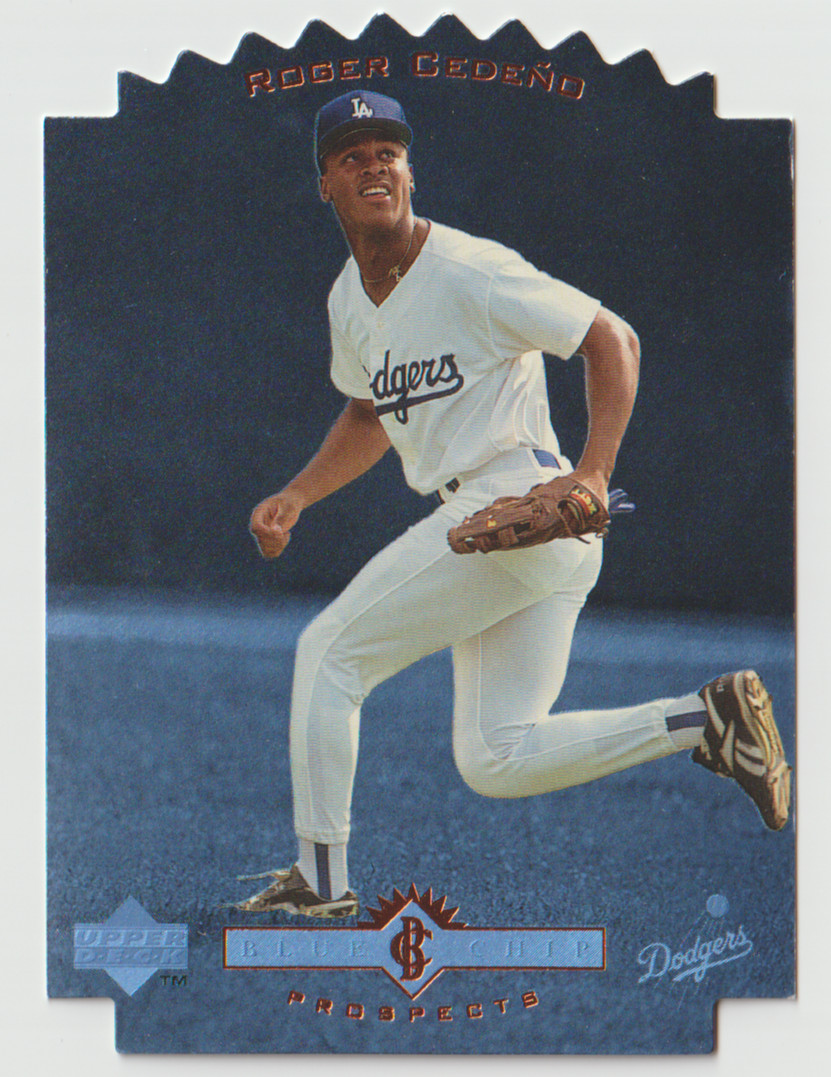 1996 Upper Deck Blue Chip Prospects #BC14 Roger Cedeno - Los Angeles Dodgers