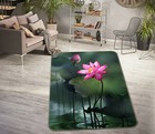 3D Pink Lotus Pond NA4653 Game Rug Mat Elegant Photo Carpet Mat Fay
