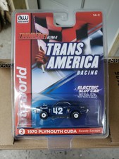 SC362 Auto World HO Scale Electric Slot Car Trans America 70 Plymouth Cuda RL 32